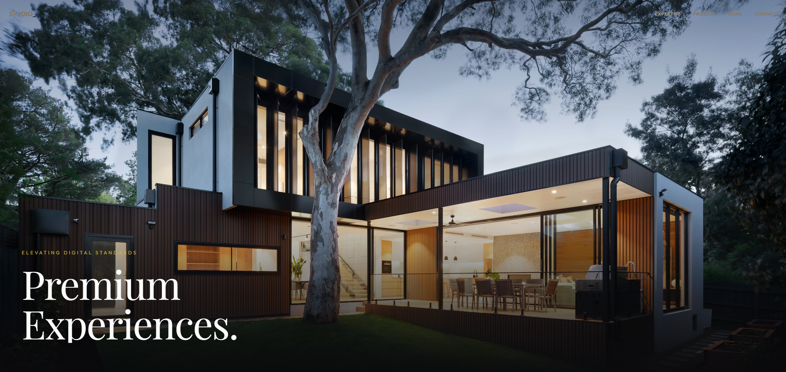 Modern clean website